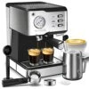 Espresso Machines,Espresso Maker For Home, Latte & Cappuccino Maker, 20 Bar Pump Pressure And Milk Frother Steam Wand,Stainless Steel 2 Espresso Machines,Espresso Maker For Home, Latte & Cappuccino Maker, 20 Bar Pump Pressure And Milk Frother Steam Wand,Stainless Steel -KitchenAid Shop 51Uddhu3qrL 1