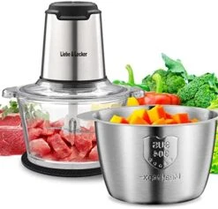 Food Processor, Electric Food Chopper With 2 Bowls 8 Cup And 8 Cup, Meat Grinder With 4 Large Sharp Blades For Meat, Fruits, Vegetables, Baby Food, Nuts, 2 Speed, 350W. Fruits, Vegetables, Baby Food, Nuts, 2 Speed, 350W. 17 Food Processor, Electric Food Chopper With 2 Bowls 8 Cup And 8 Cup, Meat Grinder With 4 Large Sharp Blades For Meat, Fruits, Vegetables, Baby Food, Nuts, 2 Speed, 350W. Fruits, Vegetables, Baby Food, Nuts, 2 Speed, 350W. -KitchenAid Shop 51UdqGaECTL. AC