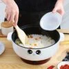 2.8L With Lid (No Steamer) Multifunction Electric Cooker Skillet Pot Wok Electric Hot Pot For Noodles Cook Rice Fried Stew Soup Steamed Fish Boiled Egg Non-stick -KitchenAid Shop 51UjuwEK5mL