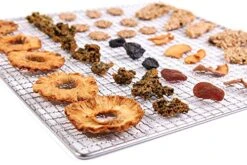 9 Stainless Steel Trays Compatible With Excalibur Dehydrator Replacement UPGRADE Food Shelf Mesh Screen By Bright Kitchen (9 Trays) -KitchenAid Shop 51UukbsdDxL