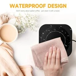 Coffee Mug Warmer Smart Cup Warmer With 3 Temperature Settings Electric Beverage Warmer Plate Auto Shut Off, Coffee, Tea And Milk Warmer For Office Home Desk Use (Cup Not Included) -KitchenAid Shop 51UukpgMQkL