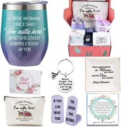 Retirement Gifts For Women 2023, 7 Special & Unique Wine Funny Gifts Box For Teachers, Boss, Coworkers, Nurses, Retirees, Female, Lawyer, Retiring Friends, Boss, Mom, Grandma-Happy Retirement Basket -KitchenAid Shop 51V6sI6FZRL. AC