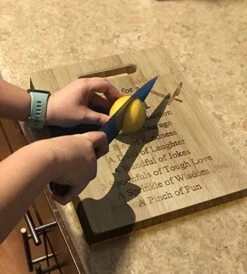 Recipe For A Dad Cute Funny Laser Engraved Bamboo Cutting Board - Wedding, Housewarming, Anniversary, Birthday, Father's Day, Gift For Him, For Her, For Boys, For Girls, For Husband, For Them -KitchenAid Shop 51V7Rxom0EL