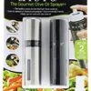 Isto Gourmet Olive Oil Sprayer (Set Of 2) Silver And Black