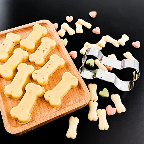 Dog Treats Cutters Set 11 Pieces,5 Dog Bone 3 Footprint 2 Dogs 1House Dog Cookie Cutter Sets Different Sizes Mini Small Medium Big Cut Out For Homemade Treats And Baking 6 Dog Treats Cutters Set 11 Pieces,5 Dog Bone 3 Footprint 2 Dogs 1House Dog Cookie Cutter Sets Different Sizes Mini Small Medium Big Cut Out For Homemade Treats And Baking - Image 4