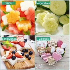 Sandwich Cutters Set For Kids, Mickey Mouse, Dinosaur, Star, Heart Shapes And Mini Vegetable Fruit Cookie Cutters Food Mold For Holiday And Party 13 Sandwich Cutters Set For Kids, Mickey Mouse, Dinosaur, Star, Heart Shapes And Mini Vegetable Fruit Cookie Cutters Food Mold For Holiday And Party -KitchenAid Shop 51VMaigrNGL