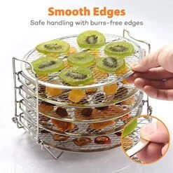 Dehydrator Rack Compatible With Instant Pot 6 Quart Stainless Steel Stand Accessories For Air Fryer Crisp Lid -KitchenAid Shop 51VQSLcm3rL