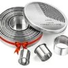 Round Cookie Biscuit Cutter Set, 12 Graduated Circle Pastry Cutters, Heavy Duty Commercial Grade 18/8 304 Stainless Steel Cookie And Dough Cutters -KitchenAid Shop 51VZxXqLeiL