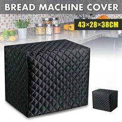 Bread Maker Cover, Clip Cotton Polyester Diamond Stitching Bakeware Protector, Home Kitchen Toaster Dust Cover Bread Machine Cover Washable -KitchenAid Shop 51VbT4sf9gL 1