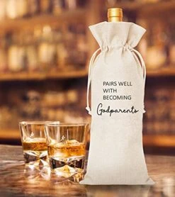 Godparents Wine Bag, Gift For Godfather And Godmother – 1 Pc(B031) 8 Godparents Wine Bag, Gift For Godfather And Godmother – 1 Pc(B031) -KitchenAid Shop 51VjRgt0eYS