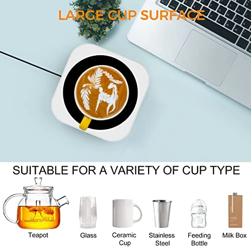 Coffee Mug Warmer For Desk, Coffee Warmer With 3 Temperature Settings, Coffee Cup Warmer For Desk Auto Shut Off, Waterproof Coffee Warmer For Desk With Touch Tech & Enlarged Heating Plate, Best Gift 7 Coffee Mug Warmer For Desk, Coffee Warmer With 3 Temperature Settings, Coffee Cup Warmer For Desk Auto Shut Off, Waterproof Coffee Warmer For Desk With Touch Tech & Enlarged Heating Plate, Best Gift - Image 5