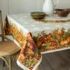 Harvest Splendor Engineered Printed Fabric Table Cloth, Fall, Harvest, And Thanksgiving Tablecloth(60" X 120" Rectangular) -KitchenAid Shop 51Vm6csfnjL