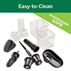 Omega Juicer H3000R Slow Masticating Extractor, 150-Watt, Black -KitchenAid Shop 51WCW0Y0aRL