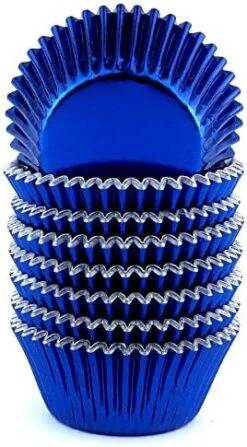 Foil Cupcake Liners Baking Cups Paper Standard Navy Blue, 200 Pack -KitchenAid Shop 51WKgbIf96L. AC