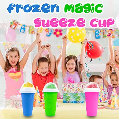 Lushie Cup,Slushie Maker Cup,Magic Quick Frozen Smoothies Cup, Slushie Machine For Home Squeeze Slushie Cup, Diy Slushie Maker Cup Gifts 7 Lushie Cup,Slushie Maker Cup,Magic Quick Frozen Smoothies Cup, Slushie Machine For Home Squeeze Slushie Cup, Diy Slushie Maker Cup Gifts - Image 5