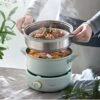 HYDZQ Electric Hot Pot Electric Boiling Pot Household Split Multifunctional Electric Frying And Cooking Integrated Pot Small Small Electric Pot (Size : Double Layer)