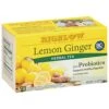 Lemon Ginger Plus Probiotics Herbal Tea, Caffeine Free, 18 Count (Pack Of 6), 108 Total Tea Bags -KitchenAid Shop 51X368qn6jL
