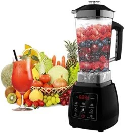 Ore 2L Professional Countertop Blender Touch Screen For Kitchen 68 Oz 2000W High Speed BPA Free 6 Titanium Blade Smoothie Blender Electric For Soup Shake Juice Multi-Speed Digital JB 2000 D -KitchenAid Shop 51XIo0LBXmL. AC