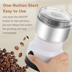 Moongiantgo 200W Electric Coffee Grinder With Stainless Steel Blade & Cup, Multifunctional Grinding Machine For Coffee Beans, Spices, Rice, Seeds, Grains, Small Brush & Spoon Included,110V 9 Moongiantgo 200W Electric Coffee Grinder With Stainless Steel Blade & Cup, Multifunctional Grinding Machine For Coffee Beans, Spices, Rice, Seeds, Grains, Small Brush & Spoon Included,110V -KitchenAid Shop 51XYkMLD7NL