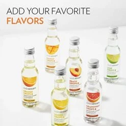 SodaStream Aqua Fizz Sparkling Water Maker Bundle (Black), With Co2, Glass Carafes, & 0 Calorie Fruit Drops Flavors -KitchenAid Shop 51XeP8IOO9L