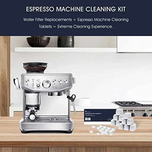 Possiave Espresso Machine Cleaning Tablets And Filters For Breville Espresso Machines (8 Tablets + 12 Filters) - 1.5 Gram Cleaning Tablets & Replacement Water Filter - Espresso Cleaner Accessories 4 Possiave Espresso Machine Cleaning Tablets And Filters For Breville Espresso Machines (8 Tablets + 12 Filters) - 1.5 Gram Cleaning Tablets & Replacement Water Filter - Espresso Cleaner Accessories - Image 2