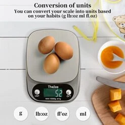 Jze Precision Digital Kitchen Food Scale-Accurately Weigh In Grams And Ounces For Portion Control And Weight Loss-Essential Tool For Home Cooking And Baking-Easy-to-Read LCD Display-Durable Design 13 Jze Precision Digital Kitchen Food Scale-Accurately Weigh In Grams And Ounces For Portion Control And Weight Loss-Essential Tool For Home Cooking And Baking-Easy-to-Read LCD Display-Durable Design -KitchenAid Shop 51Xu1eKbJzL