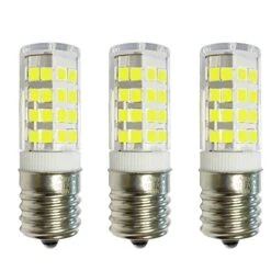 3-Pack Replacement For GE WB36X10003 40W Microwave Light Bulb, 40T8 E17 Base Appliance Light Bulbs (Cool White 6000K)