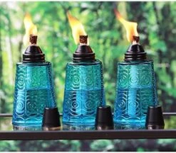 Seraphic Torches For Outside - Citronella 16oz Table Top Torch For Patio, Garden, Lawn, And Outdoor Parties, Set Of 3, Purple -KitchenAid Shop 51Y0EmdS6vL. AC