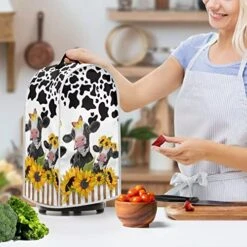 FUIBENG Sunflower Cow Blender Covers Yellow Sunflowers Stand Mixer Dust Covers Stain Resistant Coffee Maker Appliance Organizer Bag Home Kitchen Decor Accessories 19 FUIBENG Sunflower Cow Blender Covers Yellow Sunflowers Stand Mixer Dust Covers Stain Resistant Coffee Maker Appliance Organizer Bag Home Kitchen Decor Accessories -KitchenAid Shop 51Y3WhevfYL