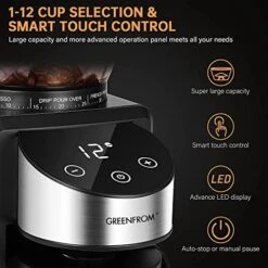 Burr Coffee Grinder, Adjustable Electric Coffee Grinder With 35 Precise Grind Setting, Coffee Bean Grinder With 8.46oz Capacity For Aeropress, Drip Coffee, Espresso, French Press, Moka Pot -KitchenAid Shop 51YFqTrD4EL