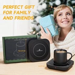 Premium Coffee Warmer, Mug Warmer For Desk, Portable Coffee Mug Warmer, Thermostatic Electric Coffee Cup Warmer With 4H Auto Shut Off (Up To 180℉/80℃) -KitchenAid Shop 51YIX0laiAL