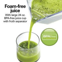 Hamilton Beach 67951 Cold Press Masticating Juicer Machine, Slow And Quiet Action, Juice Fruits & Vegetables, BPA Free, Easy Clean, 150 Watts, Silver -KitchenAid Shop 51YeBKR6YfS