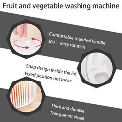 MYBAQ,Salad Spinner,Small Salad Spinner,Fruit Vegetable Washing Machine,Fruit And Vegetable Purifier,Fruit Spinner Dryer,Lettuce Dryer Spinne.-Suitable For Washing Fruits,Vegetables And Grains. -KitchenAid Shop 51YgimJLlOL