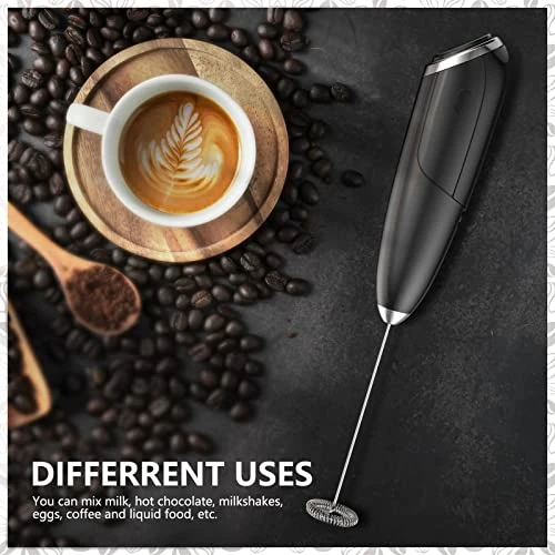 Milk Frother With Stand, Handheld Foam Maker For Lattes - Milk Foamer Frother Whisk Drink Mixer, Mini Blender And Electric Mixer Coffee Frother For Coffee, Frappe, Latte, Matcha, Cappuccino 7 Milk Frother With Stand, Handheld Foam Maker For Lattes - Milk Foamer Frother Whisk Drink Mixer, Mini Blender And Electric Mixer Coffee Frother For Coffee, Frappe, Latte, Matcha, Cappuccino - Image 5