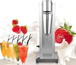 110V Commercial Milkshake Machine Double Head Drink Mixer 180W Stainless Steel 2 Speeds Button Switch Vertical Food Mixer For Milk Ice Cream And Ice Cube For Home Or General Physique Commercial -KitchenAid Shop 51YiIgJi08L. AC