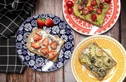 Salad Plates - Dish Set Of 6 Cute Colorful Porcelain Stoneware Dinnerware, Great For Dessert, Appetizers, Small Dinner, Serving Dishes For Entertaining, Microwave Safe, 8.5 Inch Diameter 14 Salad Plates - Dish Set Of 6 Cute Colorful Porcelain Stoneware Dinnerware, Great For Dessert, Appetizers, Small Dinner, Serving Dishes For Entertaining, Microwave Safe, 8.5 Inch Diameter -KitchenAid Shop 51YwXSFMYwL