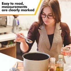 Heavy Duty Measuring Spoons Set Stainless Steel, Metal Measuring Cups And Spoons Set For Dry Or Liquid, Fits In Spice Jar, Home Gadgets Kitchen Gadgets, Set Of 7 Including Leveler -KitchenAid Shop 51Z7n3Ks2HL