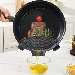 Pasta Strainer - Kitchen Gadgets Strainers And Colanders Silicone Strainer Clip On Strainer For Pots Kitchen Strainer For Meat Vegetables Fruit -KitchenAid Shop 51ZHjQOrbNL