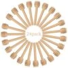 ® 24 Pack Of Mini 3 Inch Wood Honey Dipper Sticks, Server For Honey Jar Dispense Drizzle Honey, Wedding Party Favors