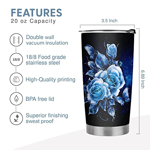 Gifts For Mom From Son - Mother 's Day Gifts From Son - Mom Gifts - Birthday Gifts For Mom, Mom Christmas Gifts From Son, Mom Birthday Gifts - 20oz Rose Stainless Steel 6 Gifts For Mom From Son - Mother 's Day Gifts From Son - Mom Gifts - Birthday Gifts For Mom, Mom Christmas Gifts From Son, Mom Birthday Gifts - 20oz Rose Stainless Steel - Image 4