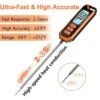 Waterproof IPX7 Thermometer With 5.4" Super Long Probe. Instant Read Thermometer For Food, Liquid, Candle, Cooking And BBQ ! With Backlight, Calibration, Auto Recording Function. T201A -KitchenAid Shop 51Zu9ngNZrL