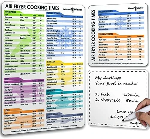 Instant Pot Magnetic Cheat Sheet (1 Set Of 3 Pcs) - Instant Pot Accessories, Pressure Cooker Cooking Times Chart, Quick Reference Guide Kitchen Set With Dry Erase Fridge Whiteboard, Black 9 Instant Pot Magnetic Cheat Sheet (1 Set Of 3 Pcs) - Instant Pot Accessories, Pressure Cooker Cooking Times Chart, Quick Reference Guide Kitchen Set With Dry Erase Fridge Whiteboard, Black - Image 7