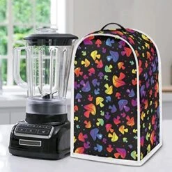 Doginthehole Colorful Mushroom Blender Cover Dust Covers Stand Mixer Or Coffee Maker Appliance Cover Food Processor Dust Cover Polyester Dust Cover Protector For Kitchen Appliance Organizer Bag -KitchenAid Shop 51aSPOpmQRL
