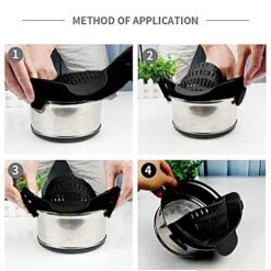 Clip On Strainer For Pots Pan Pasta Strainer, Silicone Food Strainer Hands-Free Pan Strainer, Clip-on Kitchen Food Strainer For Spaghetti, Pasta, Ground Beef Fits All Bowls And Pots - Black 12 Clip On Strainer For Pots Pan Pasta Strainer, Silicone Food Strainer Hands-Free Pan Strainer, Clip-on Kitchen Food Strainer For Spaghetti, Pasta, Ground Beef Fits All Bowls And Pots - Black -KitchenAid Shop 51aSo9B4WXS