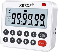 Digital Kitchen Timer Magnetic Countdown Up Cooking Timer Loud Alarm And Mute Optional, Magnet And Stand, Large Display Classroom Timer For Teachers (2 Batteries Included) Upgraded Version -KitchenAid Shop 51aVfbe1qSL. AC