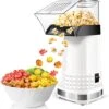 G54GOKI Hot Air Popcorn Popper, High Pop Rate Personal Air Popcorn Maker With Measuring Cup Etl Certified, 2 Minutes Fast Making, BPA Free, DIY Flavors, No Oil, Air Popper Popcorn Maker For Home -KitchenAid Shop 51aViwNHpuL