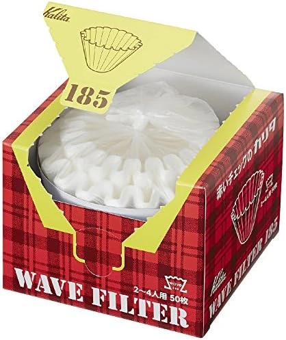 Kalita Wave Series KWF-155#22213 Coffee Filters, White, For 1-2 People, 100 Sheets 9 Kalita Wave Series KWF-155#22213 Coffee Filters, White, For 1-2 People, 100 Sheets - Image 7