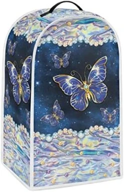 Doginthehole Colorful Mushroom Blender Cover Dust Covers Stand Mixer Or Coffee Maker Appliance Cover Food Processor Dust Cover Polyester Dust Cover Protector For Kitchen Appliance Organizer Bag -KitchenAid Shop 51b1WoELTTL. AC