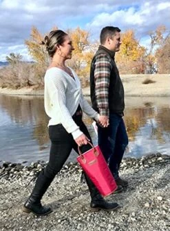 Wine Carrier - Wine Tote - Wine Cooler Bag - Gel Wine Cooler Sleeve - Insulated Wine Tote Bag - Wine Bag With Wine Chiller Sleeve - Portable Wine Bottle Carrier For Travel -KitchenAid Shop 51b3mWOH6GL