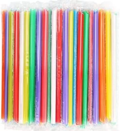 100 Pcs Individually Packaged Pointed Jumbo Smoothie Straws,Disposable Individually Wrapped Plastic Lengthen Milkshake Boba Straw (0.43" Diameter And 9.45" Long) (Colorful) 19 100 Pcs Individually Packaged Pointed Jumbo Smoothie Straws,Disposable Individually Wrapped Plastic Lengthen Milkshake Boba Straw (0.43" Diameter And 9.45" Long) (Colorful) -KitchenAid Shop 51b7m4i88SL. AC